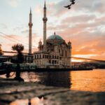 Ortakoy Mosque and Bosphorus Bridge in Istanbul, Turkey